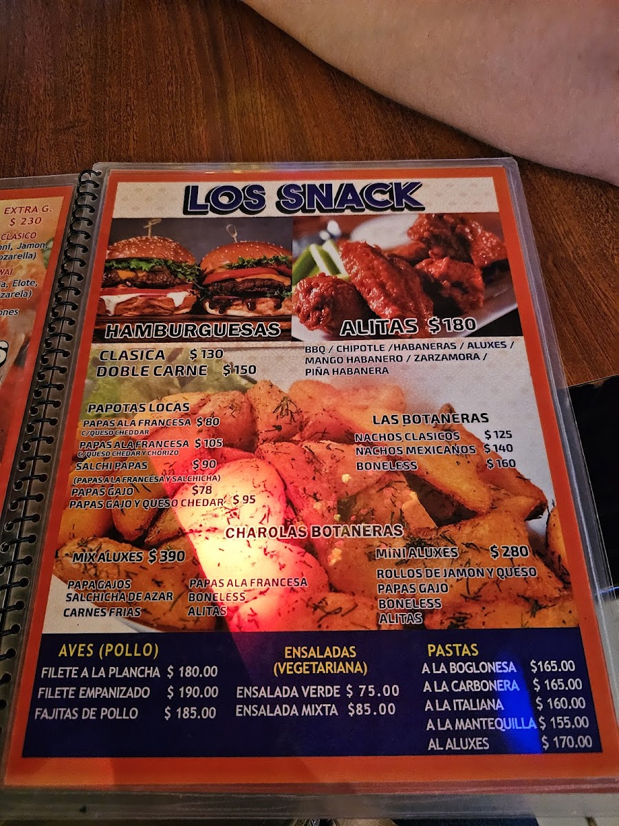 Restaurant Aluxes Menu - Image 2